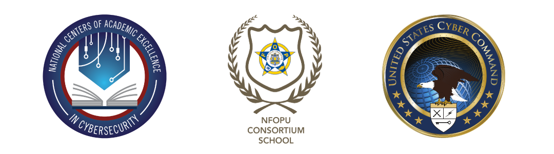 3 logos from FOP and two cyber organizations